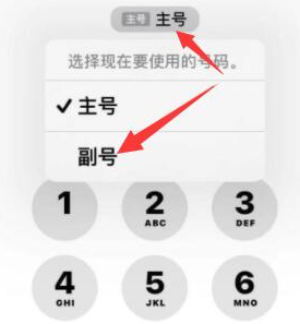 天等苹果14维修店分享iPhone 14 Pro Max使用副卡打电话的方法 