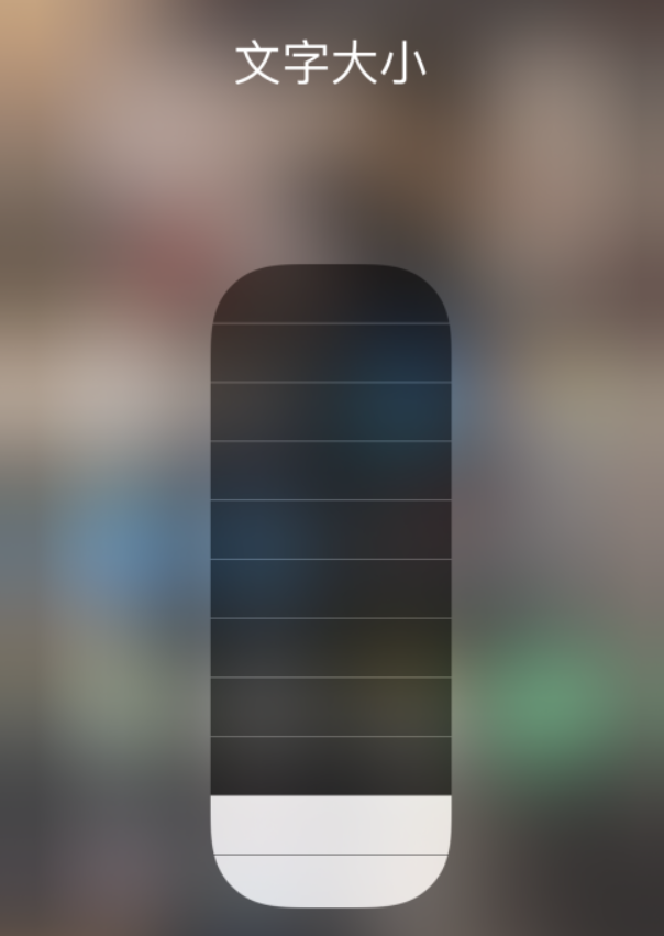天等苹果手机维修分享小技巧：在 iPhone 控制中心快速调节字体大小 